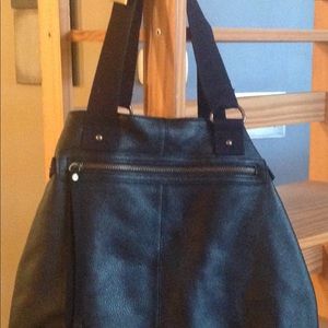 GAP Black Leather Handbag